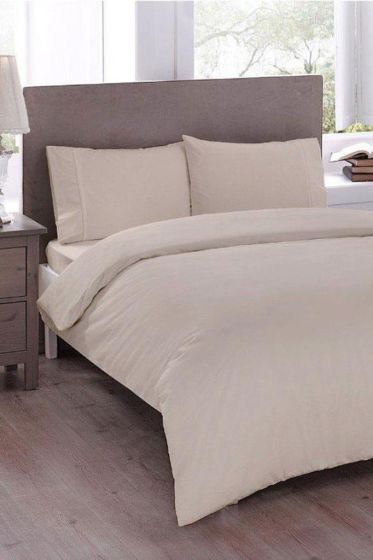 Çeyiz Diyarı Pure Çift Kişilik Nevresim Seti 200x200 Krem - Çeyiz Diyarı