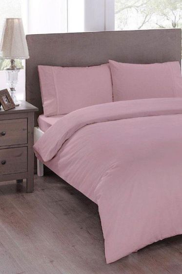 Çeyiz Diyarı Pure Çift Kişilik Nevresim Seti 200x200 Pudra - Çeyiz Diyarı (1)