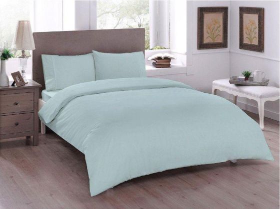 Çeyiz Diyarı Pure Çift Kişilik Nevresim Seti Mint - Çeyiz Diyarı (1)