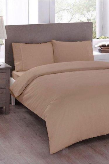 Çeyiz Diyarı Pure King Size Nevresim Seti 220x230 Cappucino - Çeyiz Diyarı