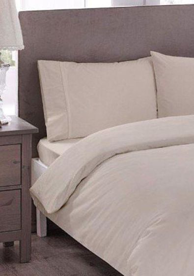 Çeyiz Diyarı Pure King Size Nevresim Seti 220x230 Krem - Çeyiz Diyarı (1)