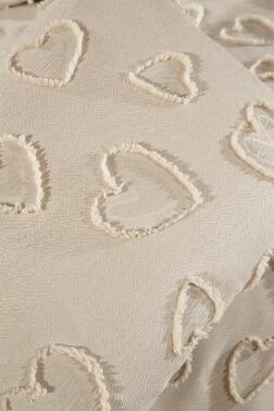 Çeyiz Diyarı Pure Love 2 Parça Tek Kişilik Pike Takımı Bej - 6
