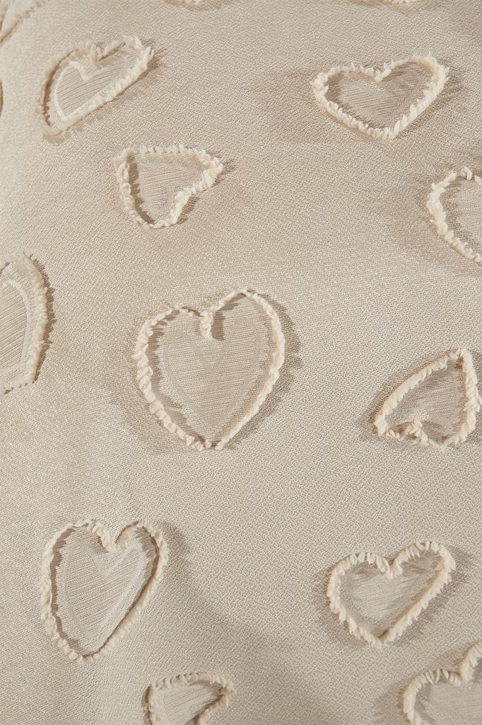 Çeyiz Diyarı Pure Love 3 Parça Çift Kişilik Pike Takımı Bej - 5