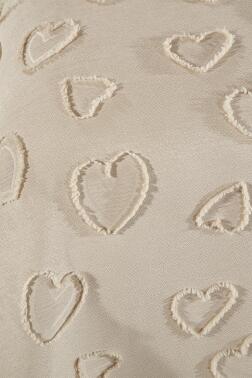 Çeyiz Diyarı Pure Love 3 Parça Çift Kişilik Pike Takımı Bej - 5