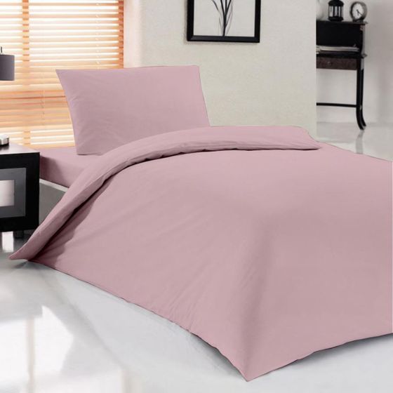 Çeyiz Diyarı Pure Tek Kişilik Nevresim Takımı Pudra - Çeyiz Diyarı