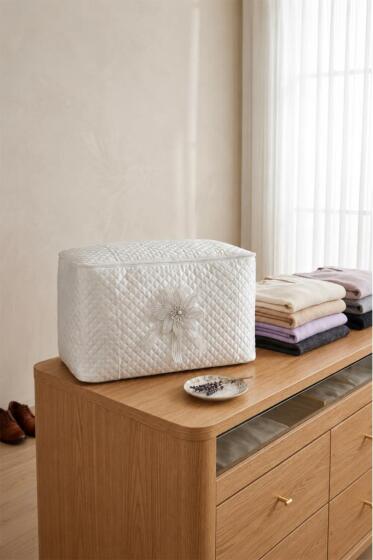 Çeyiz Diyarı Saten Kazak Hurcu 70x40x35 cm - Çeyiz Diyarı