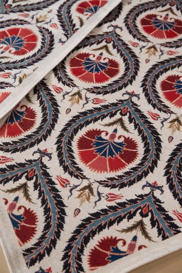 Çeyiz Diyarı Sema 2li Lüks Runner 45x140 Cm - Çeyiz Diyarı (1)