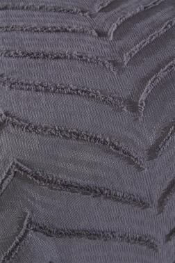 Çeyiz Diyarı Sementina 2 Parça Tek Kişilik Pike Takımı Antrasit - 5