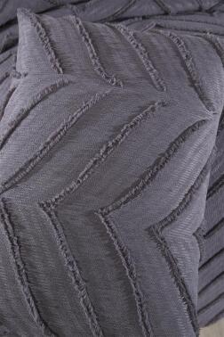 Çeyiz Diyarı Sementina 2 Parça Tek Kişilik Pike Takımı Antrasit - 6