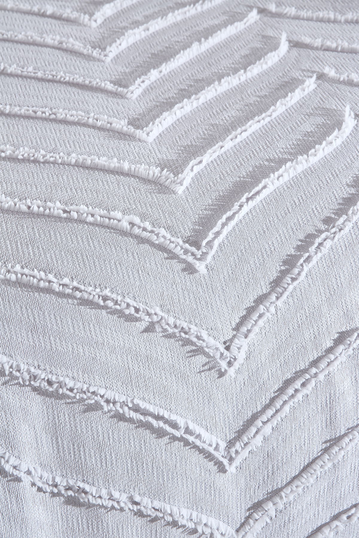 Çeyiz Diyarı Sementina 2 Parça Tek Kişilik Pike Takımı Gri - 5