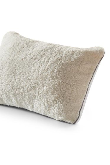 Çeyiz Diyarı Sharpa 1000 Gr Silikon Dolgulu Peluş Yastık Krem - Çeyiz Diyarı