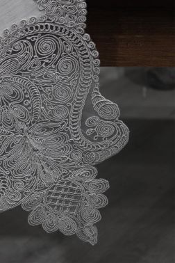 Çeyiz Diyarı Sofia 5 Parça Keten Salon Takımı Krem Silver - 2