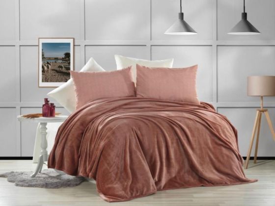 Çeyiz Diyarı Softy Tek Kişilik Ultrasoft Tek Battaniye Kiremit - Hobby