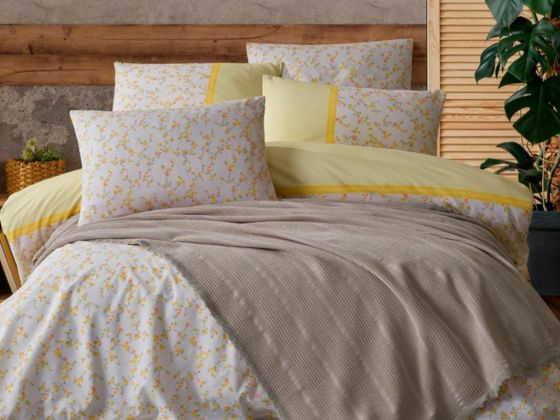 Çeyiz Diyarı Spring Floral Güpürlü Pike Takımı - Çeyiz Diyarı
