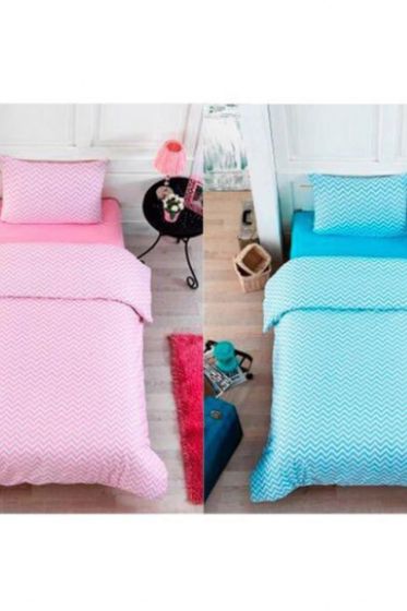 Çeyiz Diyarı Tek Kişilik Zigzag Nevresim Takımı - Çeyiz Diyarı