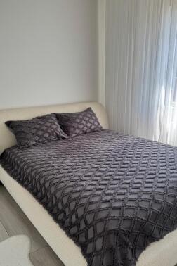 Çeyiz Diyarı Vesya 2 Parça Tek Kişilik Pike Takımı Antrasit - 4