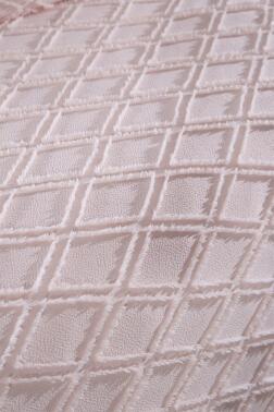 Çeyiz Diyarı Vesya 3 Parça Çift Kişilik Pike Takımı Pudra - 5