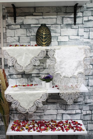 Çeyiz Diyarı Yasemin 3 Parça Yatak Odası Takımı Krem Gold - Çeyiz Diyarı (1)