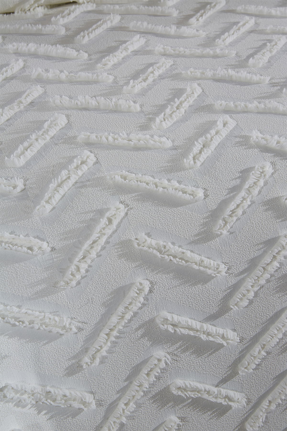 Çeyiz Diyarı Zigra 3 Parça Çift Kişilik Pike Takımı Krem - 5