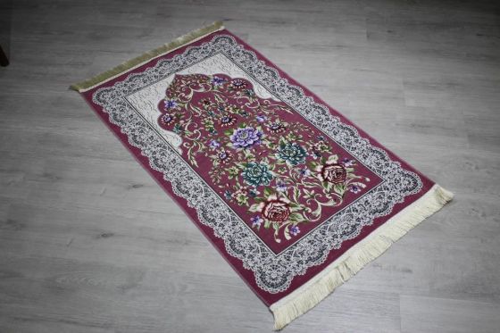 Çeyizdiyarı İnaviç Dokuma Seccade Mürdüm - Çeyiz Diyarı