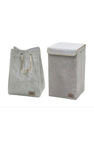 Çok Amaçlı Çanta Ve Sepet Takımı Gri - Çeyiz Diyarı