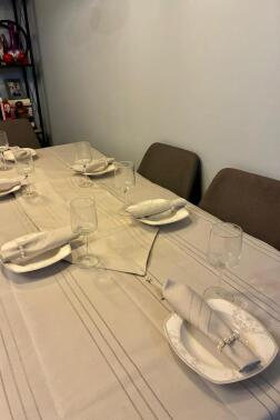 Colber 26 Parça Masa Örtüsü Takımı Gri - 5