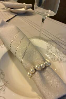 Colber 26 Parça Masa Örtüsü Takımı Gri - 6