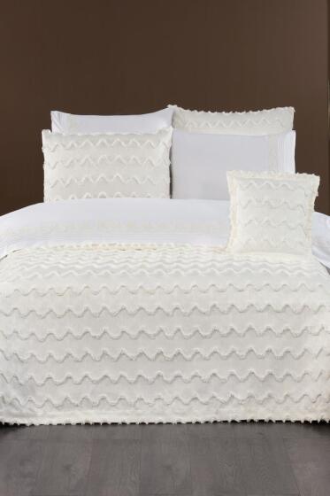 Colorado Modern 9 Parça Gelin Seti Ekru - Çeyiz Diyarı