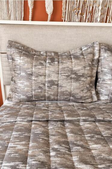 Cortina Çift Kişilik Yatak Örtüsü 240x250 cm Bej - Çeyiz Diyarı (1)