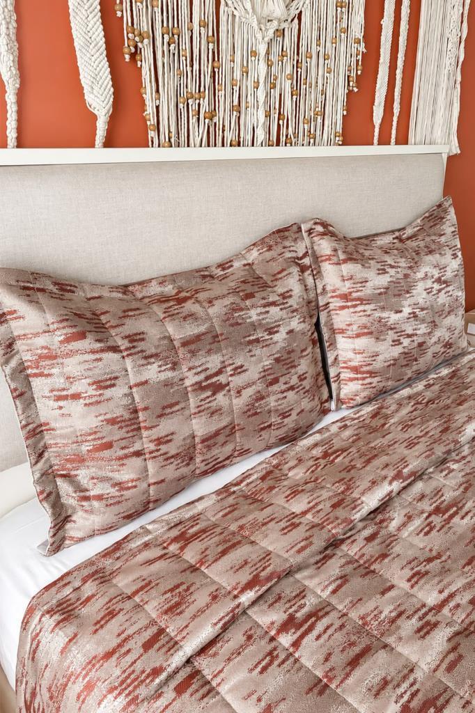 Cortina Çift Kişilik Yatak Örtüsü 240x250 cm Bordo - 3