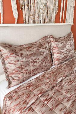 Cortina Çift Kişilik Yatak Örtüsü 240x250 cm Bordo - 3