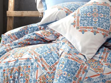 Cottonbox Bohem Grande Çift Kişilik Nevresim Takımı Mavi - 2