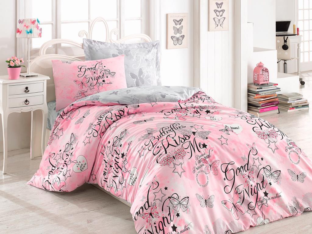Cottonbox Genç Feeling Tek Kişilik Nevresim Takımı Pembe - 1