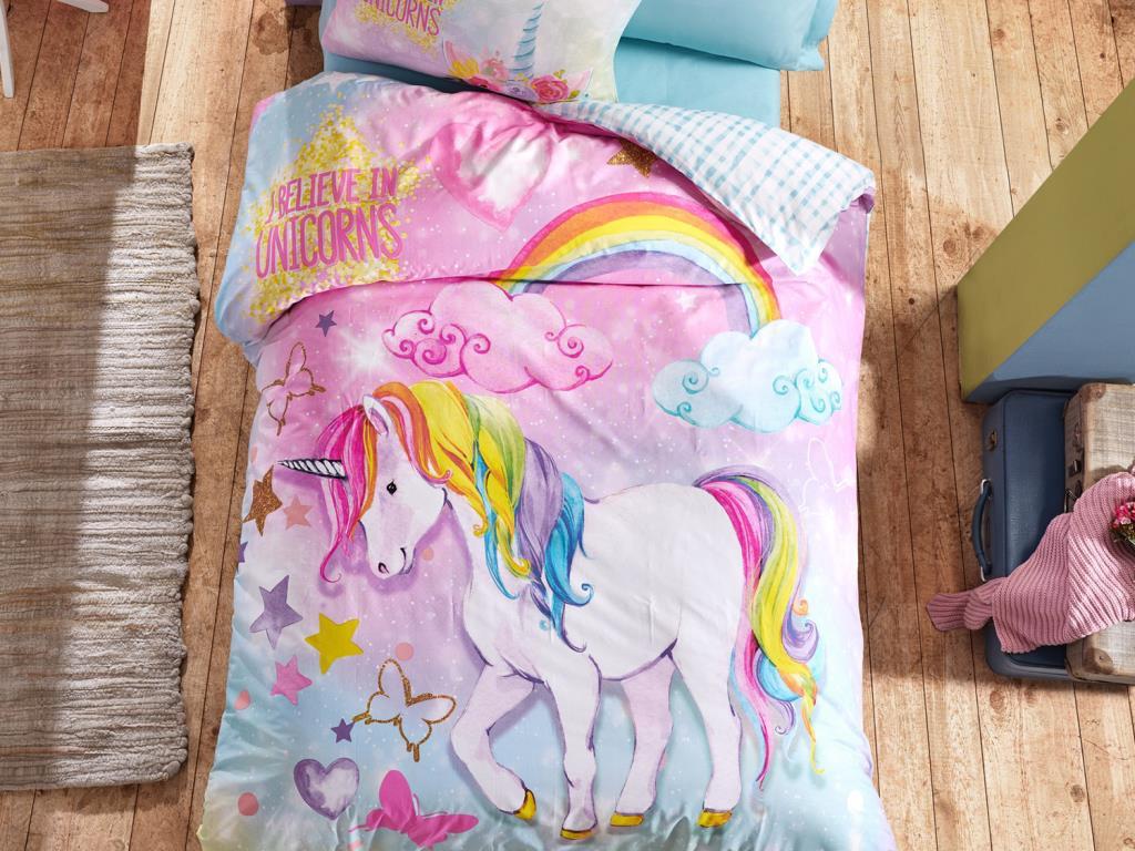 Cottonbox Junior Dream Tek Kişilik Nevresim Takımı Mint - 1