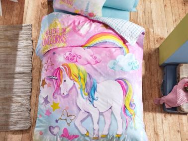 Cottonbox Junior Dream Tek Kişilik Nevresim Takımı Mint - 1