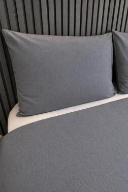 Daily Cheap 3 Parça Çift Kişilik Nevresim Seti 200x220 Antrasit - 2
