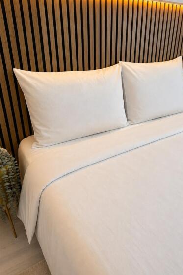 Daily Cheap 3 Parça Çift Kişilik Nevresim Seti 200x220 Bej - Çeyiz Diyarı (1)