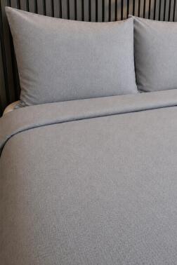 Daily Cheap 3 Parça Çift Kişilik Nevresim Seti 200x220 Gri - 2