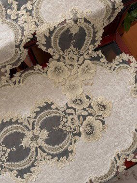 Daisy Lovel Kadife Salon Takımı 5 Parça - 4