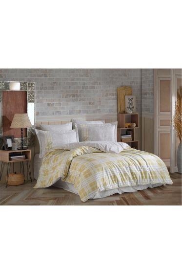 Denim Tek Kişilik Pike Takımı Sarı - Hobby (1)