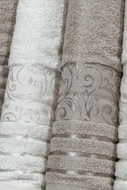 Deren Hamam Takımı 4 Parça Krem - Bej - 3