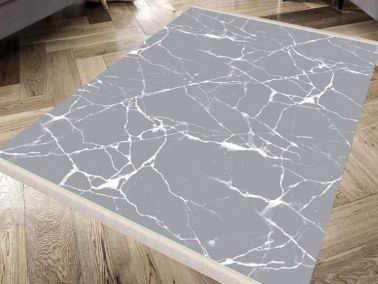Dokuma Taban İpeksi Halı Crack Wall Gri 160x230 Cm - 1