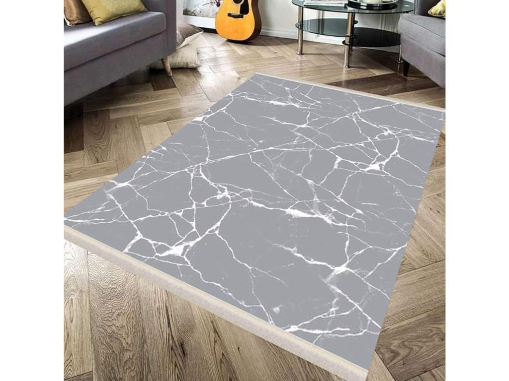 Dokuma Taban İpeksi Halı Crack Wall Gri 160x230 Cm - 2