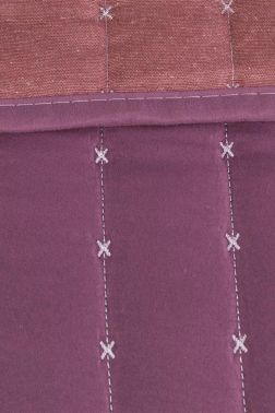 Dublin Çift Kişilik Kapitoneli Yatak Örtüsü Mürdüm - 3