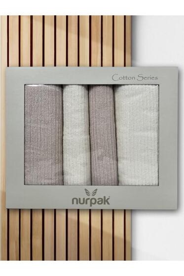 Ekol Hamam Takımı 4 Parça Krem - Bej - Çeyiz Diyarı (1)