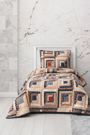 Elenia Tek Kişilik Yorgan Takımı 160x240 Cm - Çeyiz Diyarı