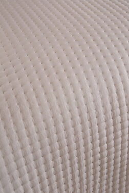 Elisa Dolgulu Çift Taraflı Tek Kişilik 180x240 Cm Yatak Örtüsü Pudra - 6