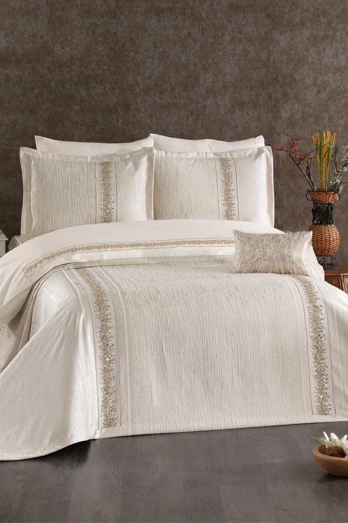 Eliza Gelin Seti 8 Parça Ekru - 1