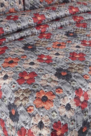 Eloria Ultrasonik Kapitoneli 5D Baskılı Çift Kişilik Pike Takımı - Çeyiz Diyarı (1)