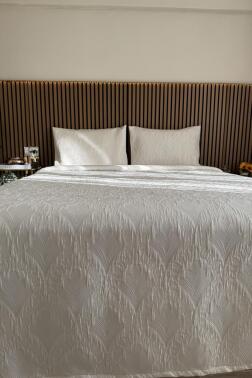 Elva 3 Parça Çift Kişilik Yatak Örtüsü 235x245 cm - 3